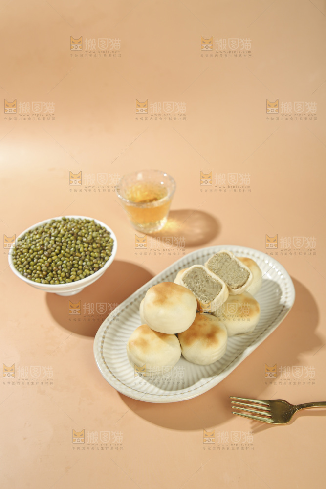 冰皮绿豆饼