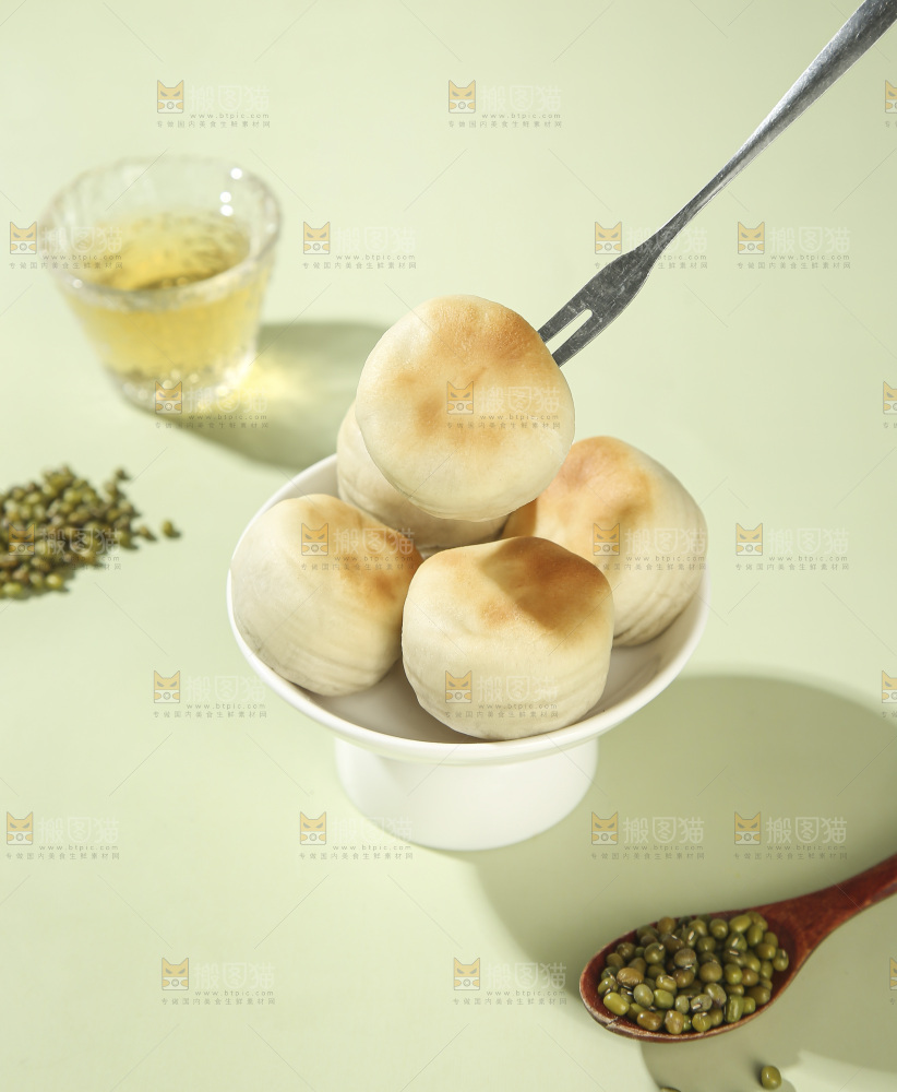冰皮绿豆饼