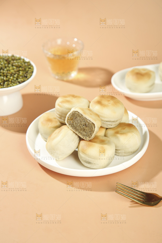 冰皮绿豆饼