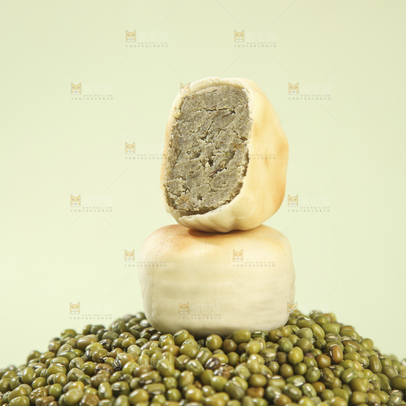 冰皮绿豆饼