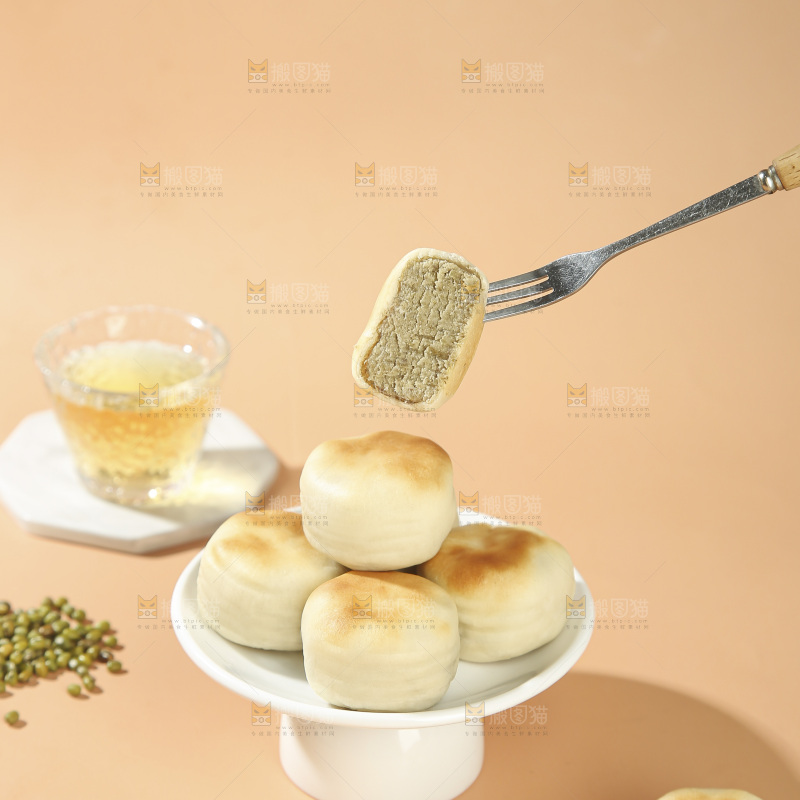 冰皮绿豆饼