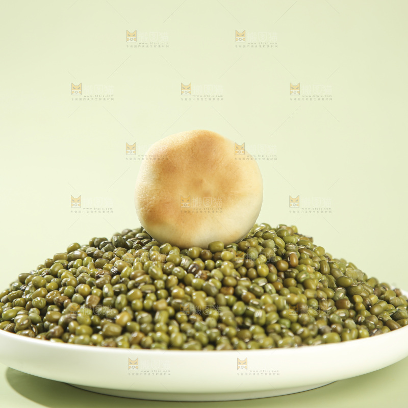 冰皮绿豆饼