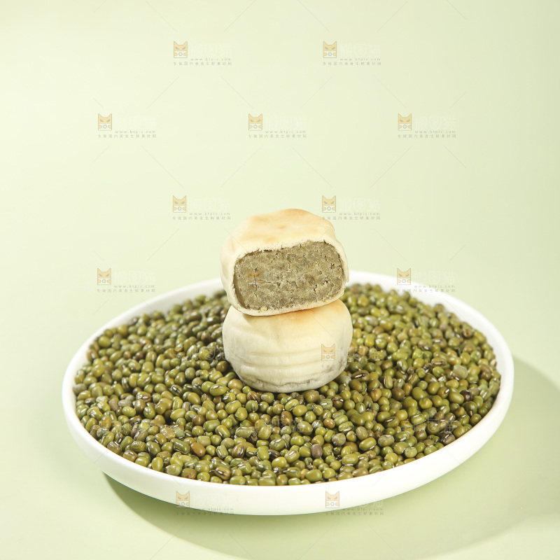 冰皮绿豆饼
