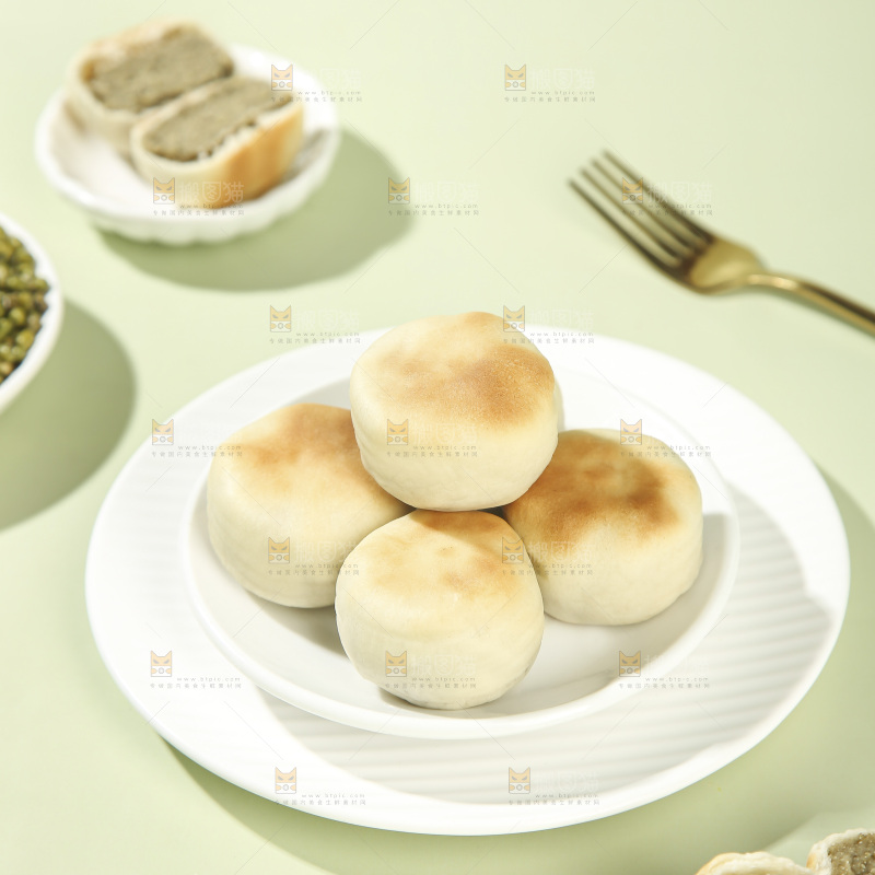 冰皮绿豆饼