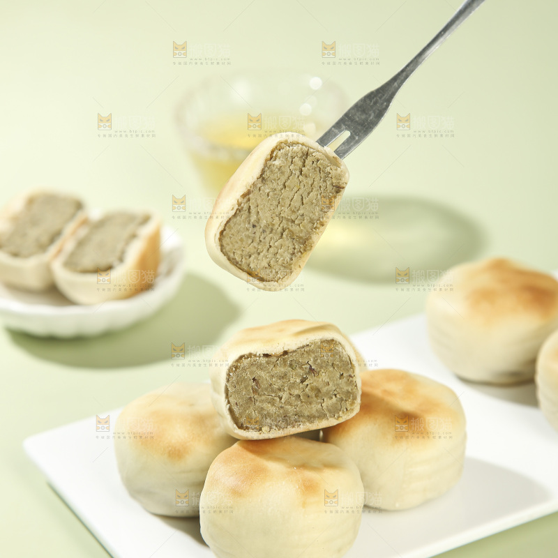 冰皮绿豆饼