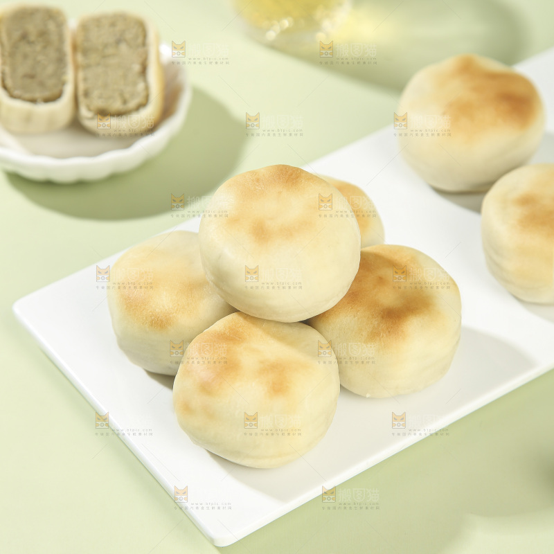 冰皮绿豆饼