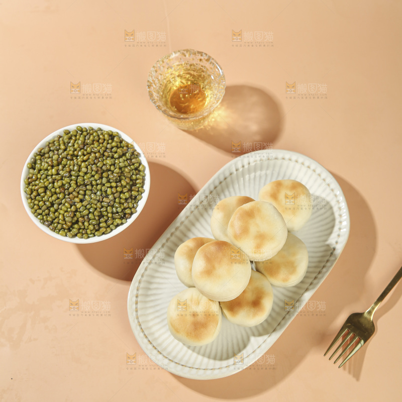 冰皮绿豆饼
