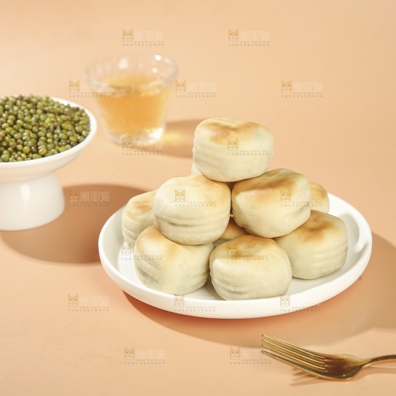 冰皮绿豆饼