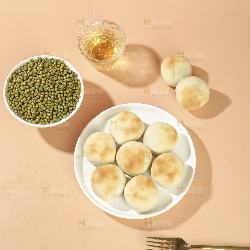冰皮绿豆饼
