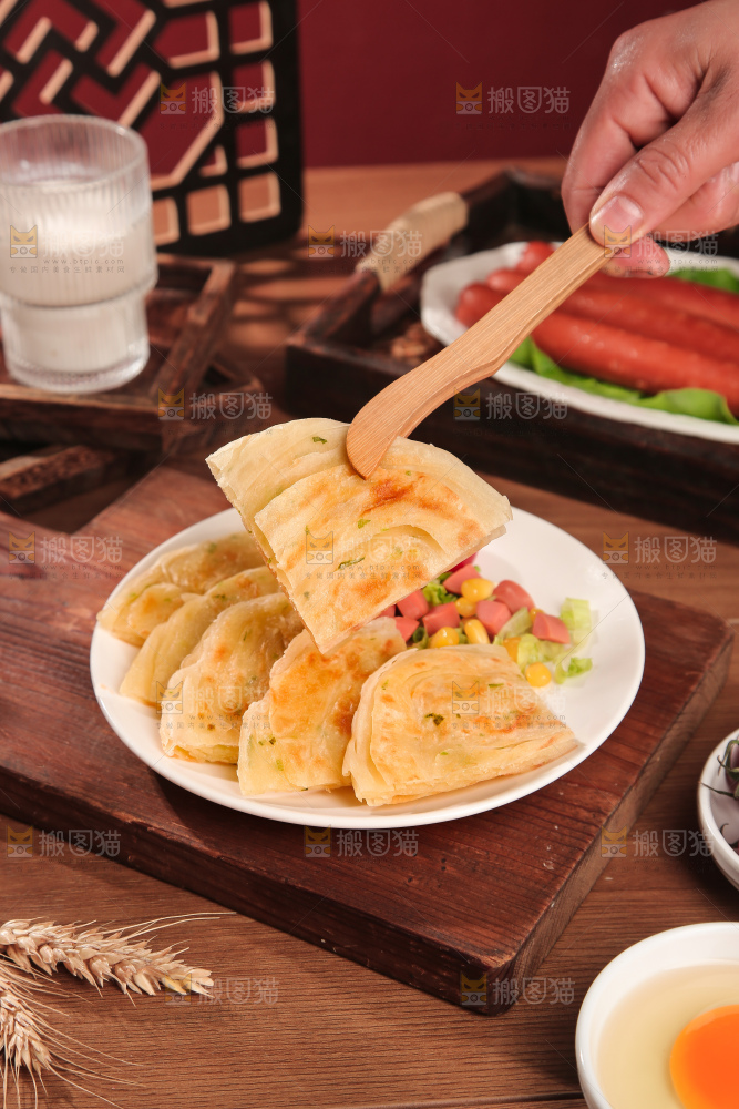 黄油葱油饼
