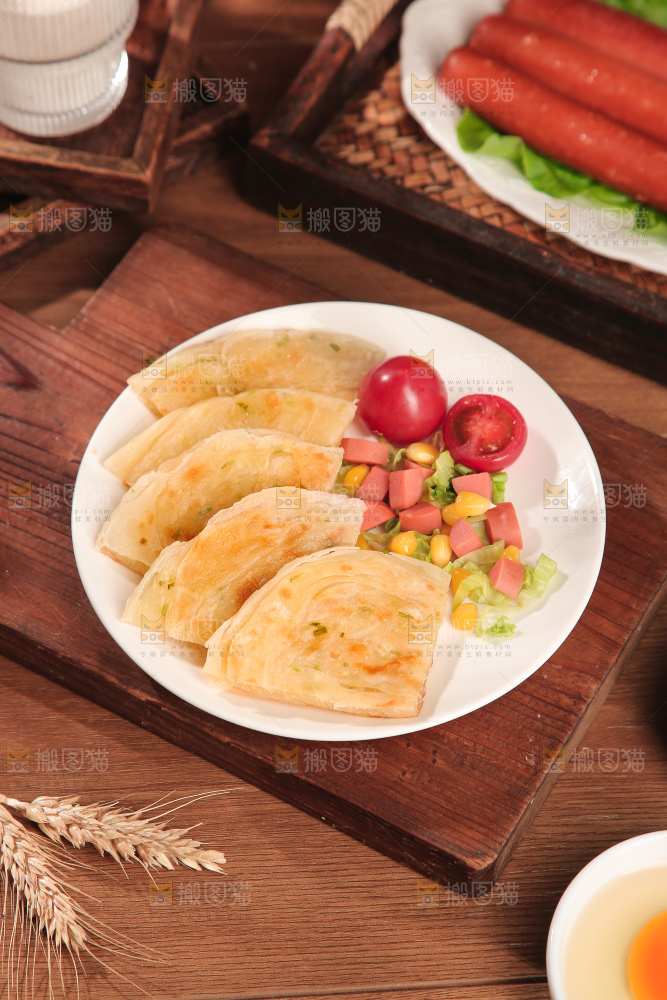 黄油葱油饼