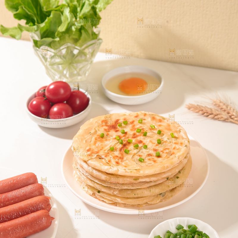 黄油葱油饼