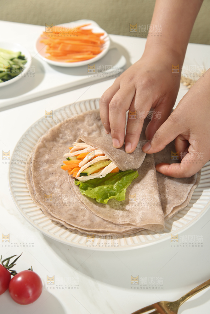 黑荞麦卷饼