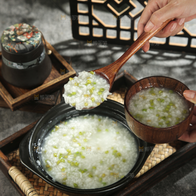 青麦仁粥