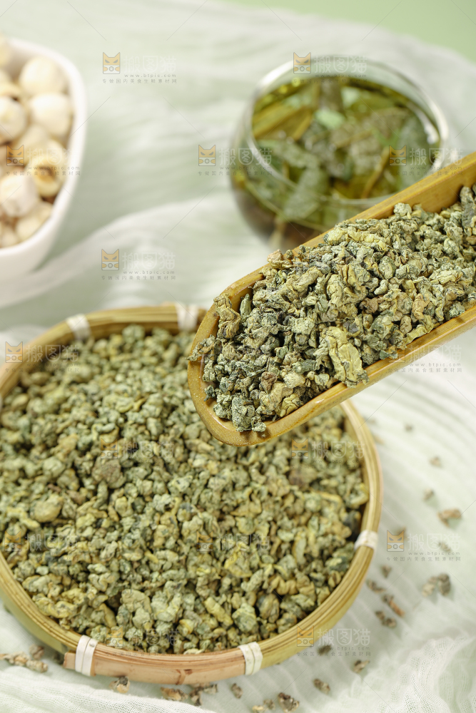 荷叶粒茶