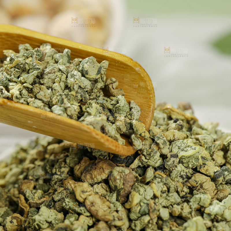 荷叶粒茶