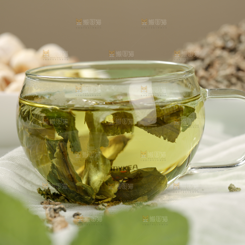 荷叶粒茶