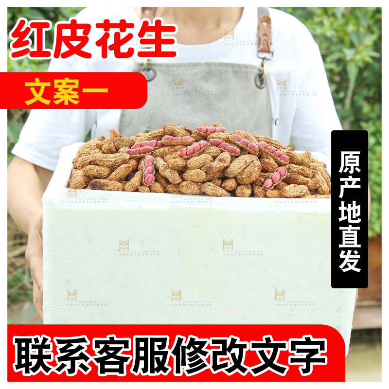 红皮花生