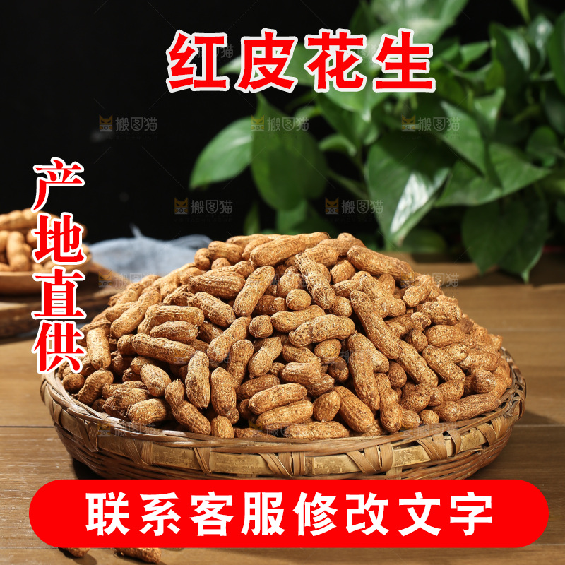 红皮花生