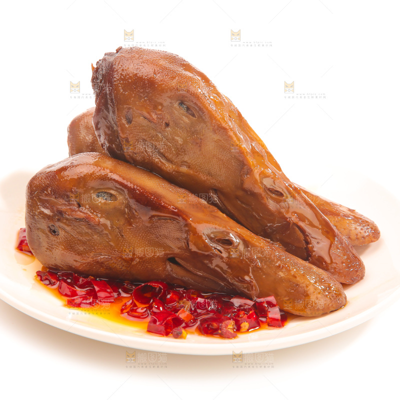 卤鸭头