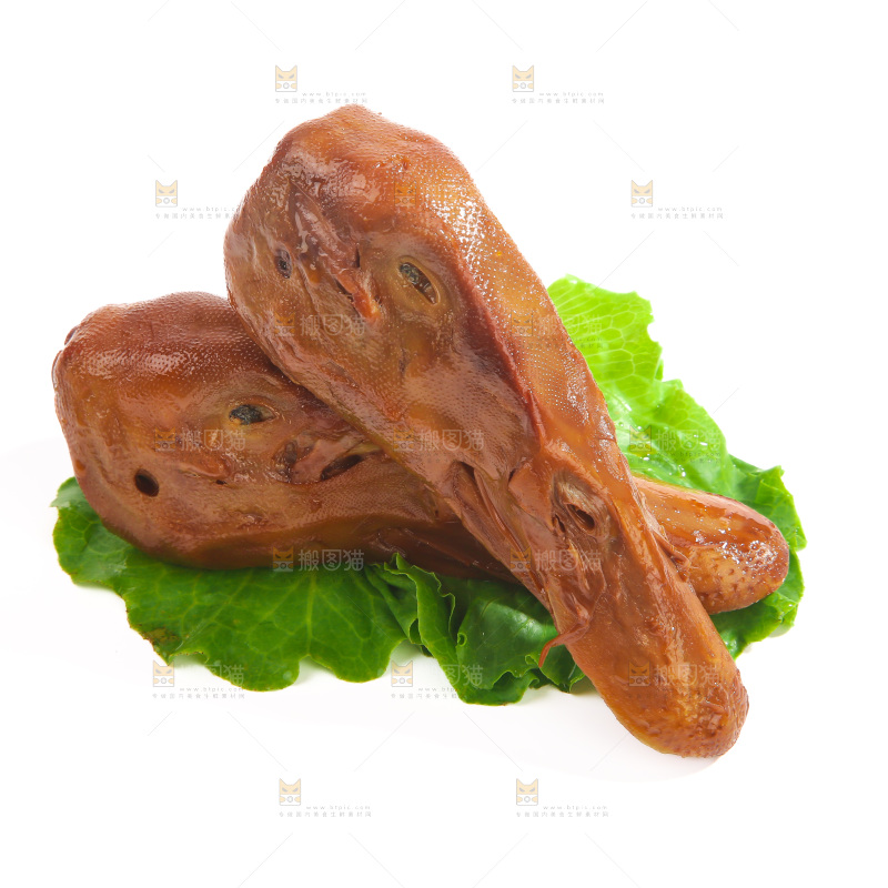 卤鸭头