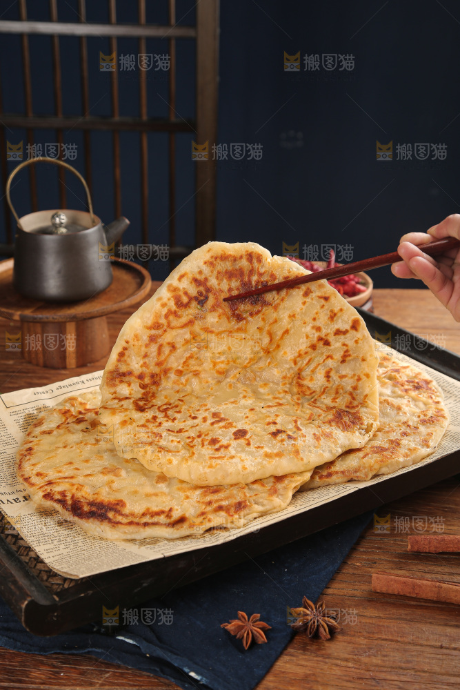 深底上的香河肉饼