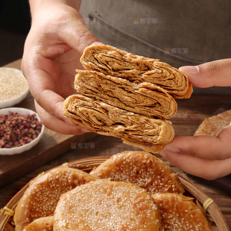 麻酱烧饼
