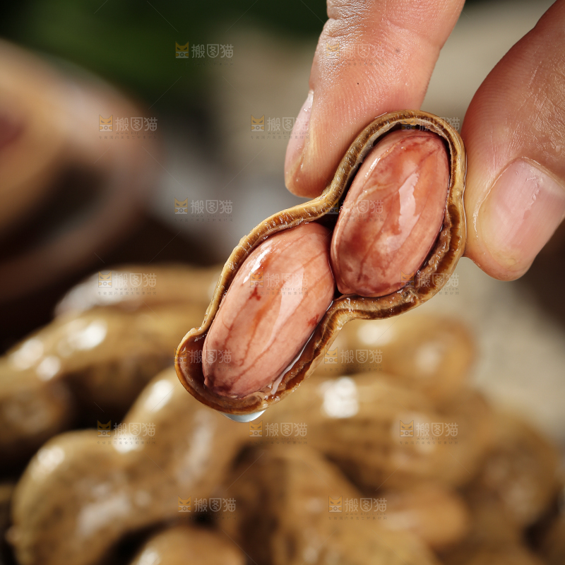 卤花生