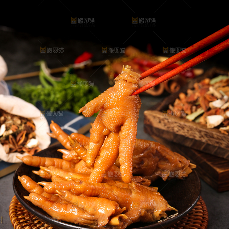 卤鸡爪