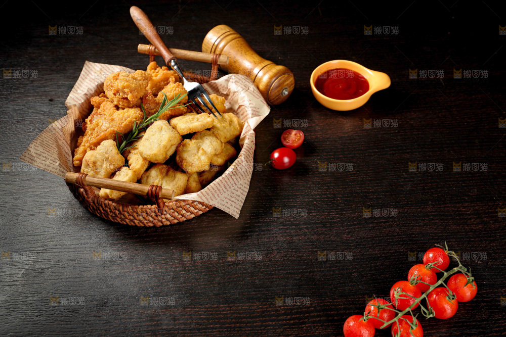 油炸食品快餐