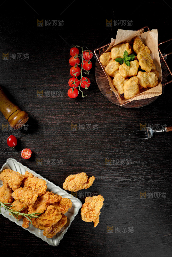 油炸食品快餐