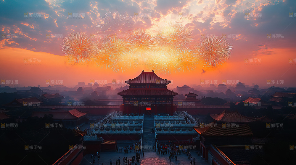 建筑城市中国元素文化遗产景点古典宫殿