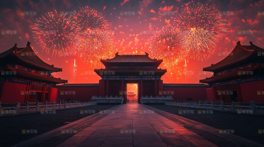 建筑城市中国元素文化遗产景点古典宫殿