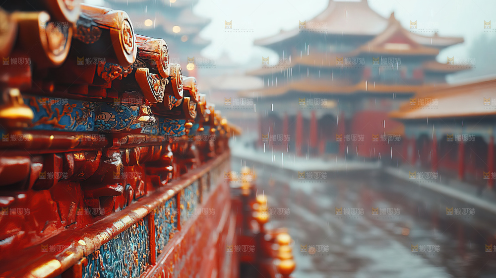 建筑城市中国元素文化遗产景点古典宫殿