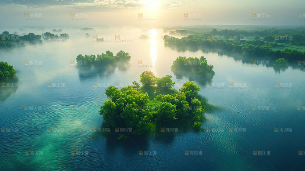 湿地栖息地沼泽自然环境保护区森林绿色