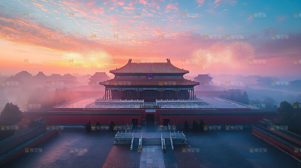 建筑城市中国元素文化遗产景点古典宫殿