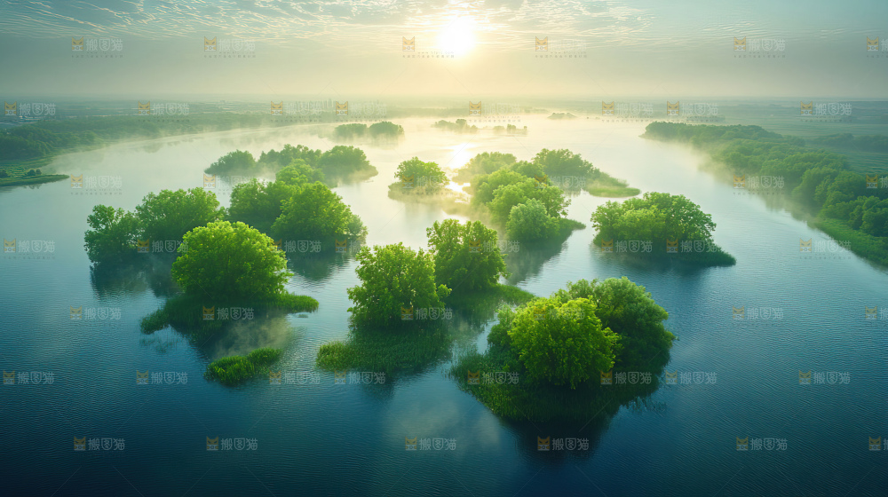 湿地栖息地沼泽自然环境保护区森林绿色