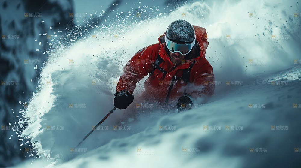 滑雪 竞赛 前进 励志 齐心协力 奋斗