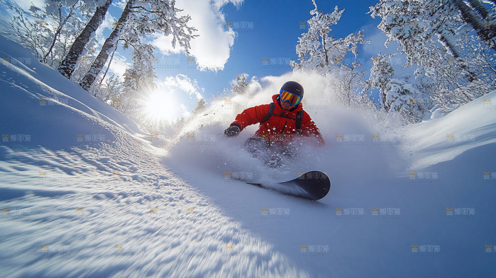 滑雪 竞赛 前进 励志 齐心协力 奋斗