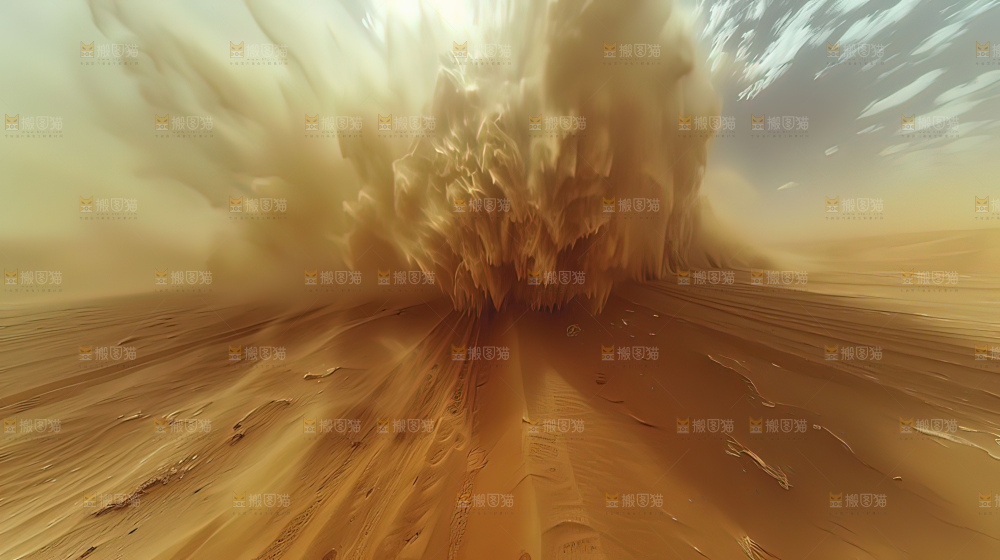 沙尘暴 沙漠 灾难 死亡 沙暴