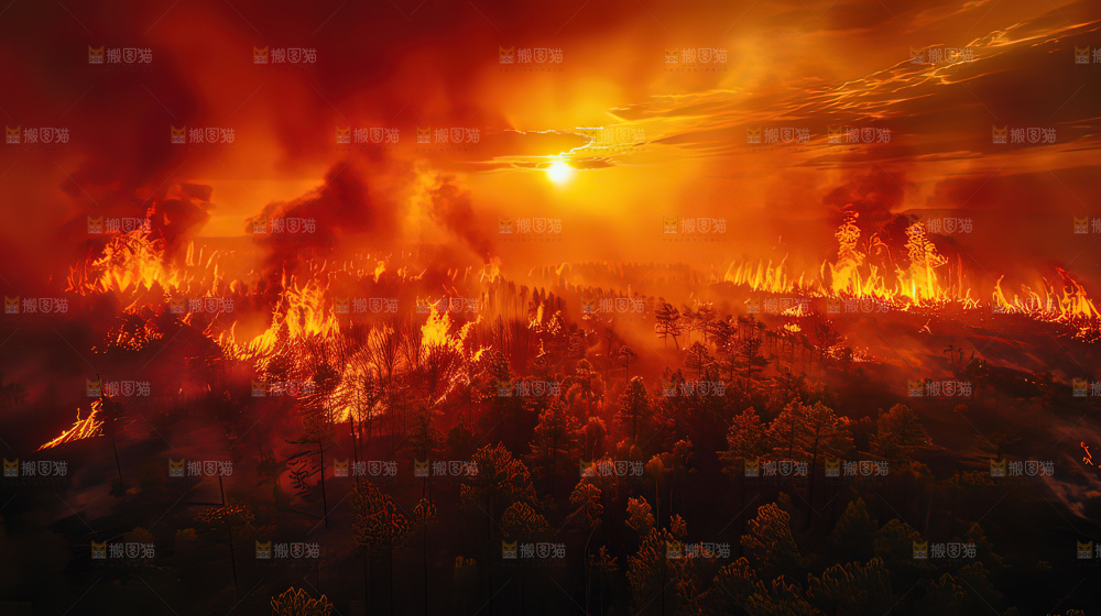 火灾 灾害 自然灾害 熔岩岩浆