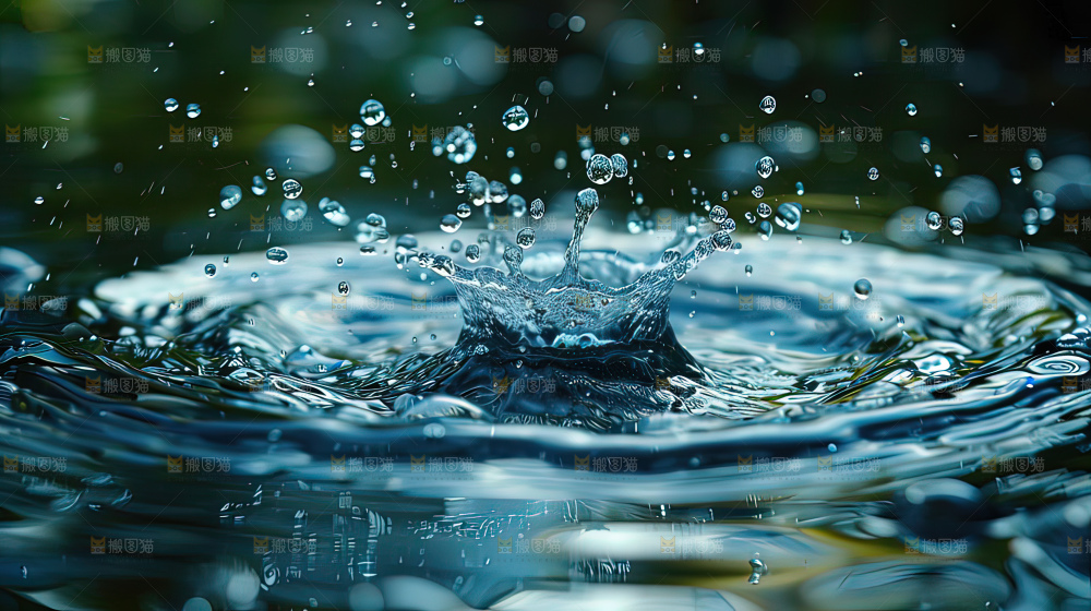 水滴 河流 波纹 纹理 湖 背景