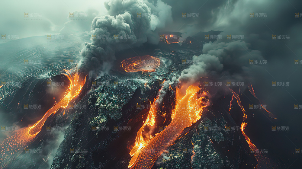 火灾 灾害 自然灾害 熔岩岩浆