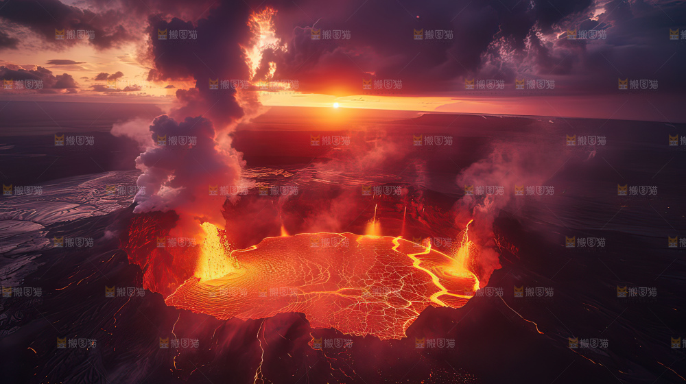火灾 灾害 自然灾害 熔岩岩浆
