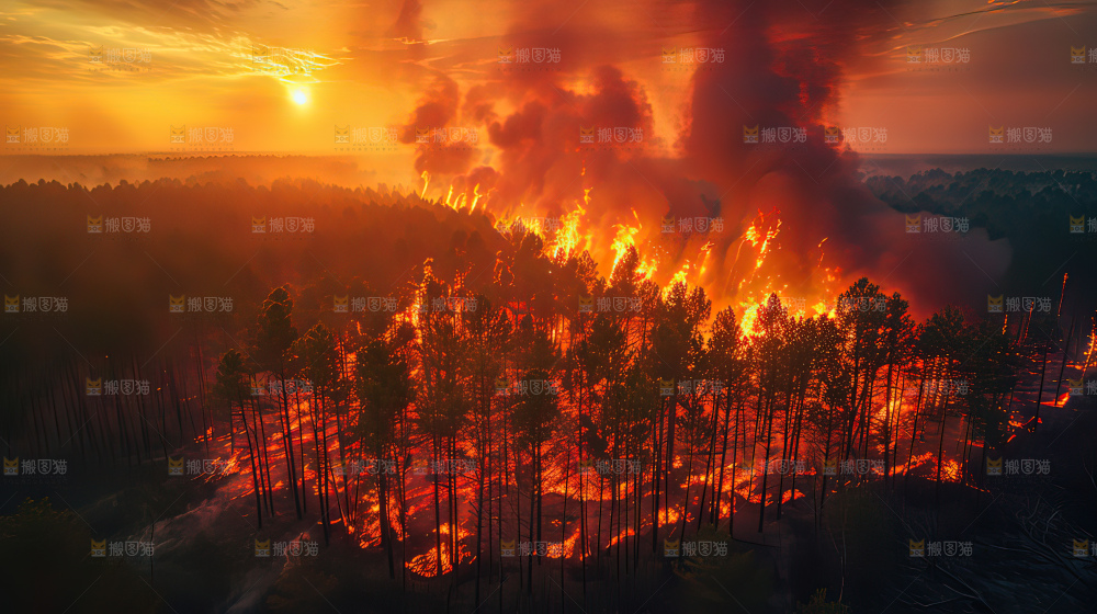 火灾 灾害 自然灾害 熔岩岩浆