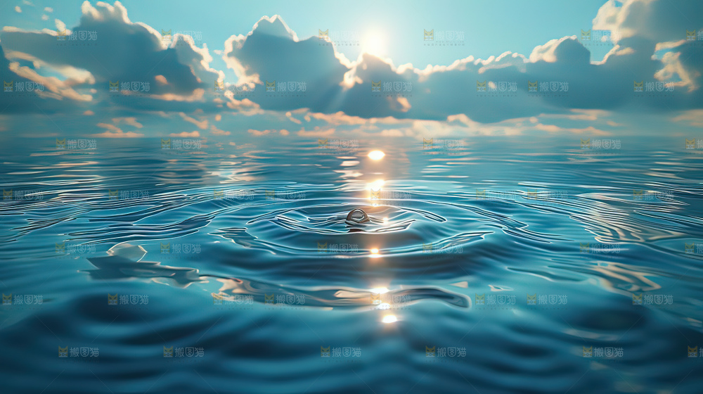 水滴 河流 波纹 纹理 湖 背景