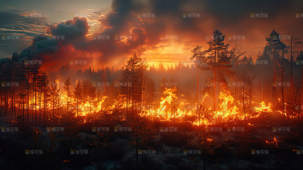 火灾 灾害 自然灾害 熔岩岩浆