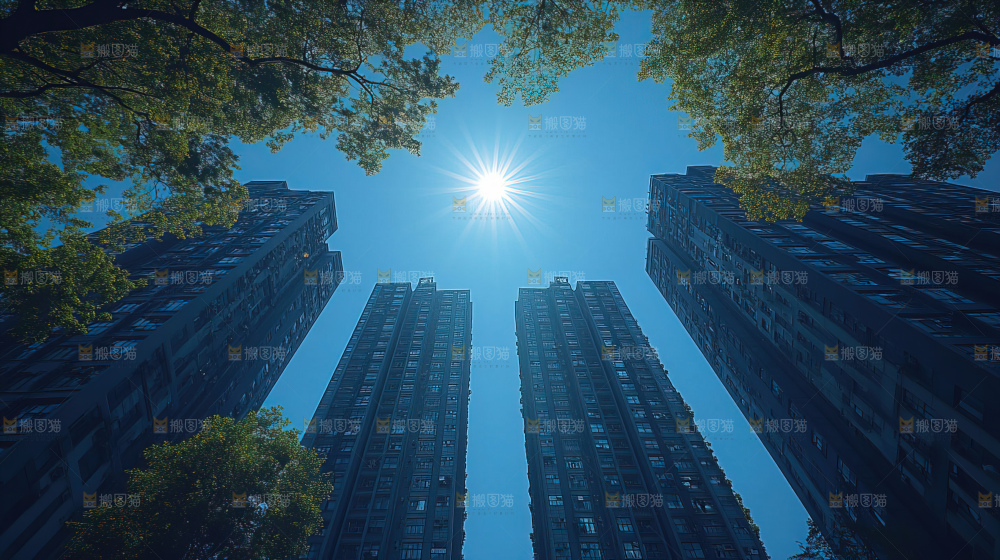 建筑都市风景房地产现代发展