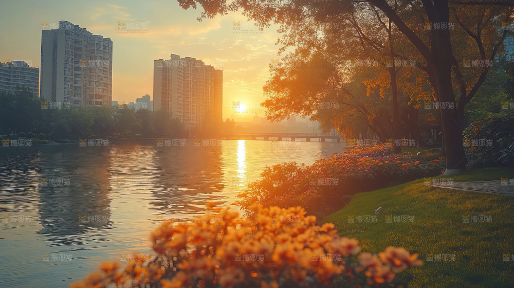 建筑都市风景房地产现代发展