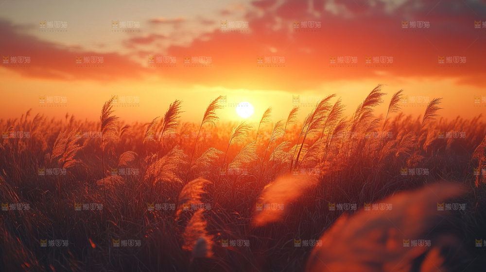 秋日落叶景观场景建筑素材